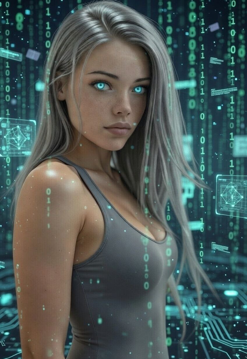 AI companion concept showing digital human interface and virtual relationship technology